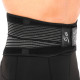 Пояс корсетний для спорту MUTE WAIST SUPPORT one size чорний-білий
