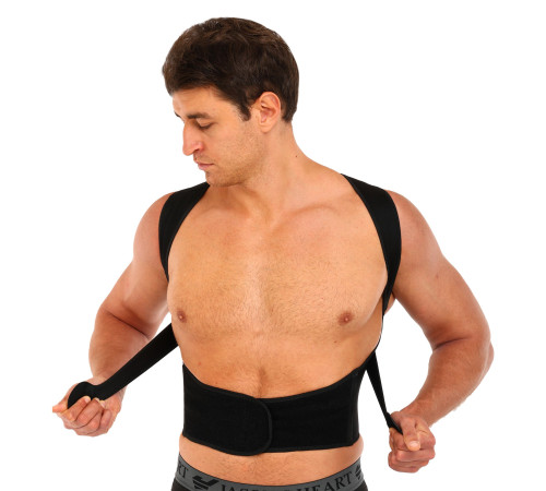 Коректор постави для спини регульований MUTE STRAP SUPPORT чорний