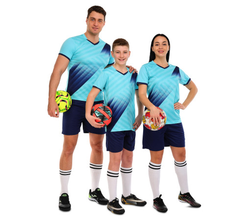 Форма футбольна комплект футболка та шорти LIDONG 4XS-4XL кольори в асортименті