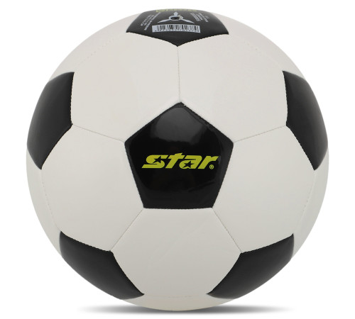 М'яч футбольний STAR PROSPECT №5 PU білий-чорний