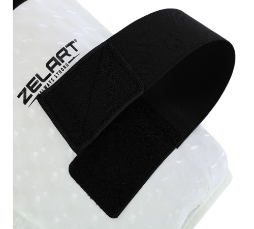 Захист гомілки щитки для тхеквондо Zelart S-XL білий