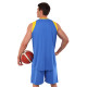 Форма баскетбольна майка та шорти Joma FINAL II 5XS-2XL синій-жовтий