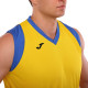 Форма баскетбольна майка та шорти Joma FINAL II 5XS-2XL жовтий-синій