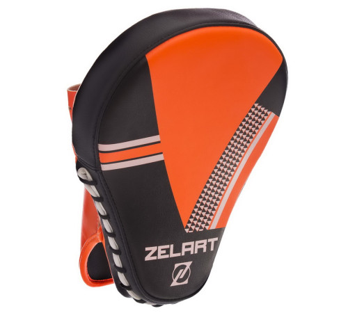 Лапа боксерська вигнута тренувальна PU ZELART 25x19x4см 2штуки кольори в асортименті