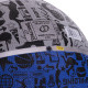 М'яч баскетбольний гумовий SPALDING NBA GRAFFITI Outdoor розмір 7 синій-сірий