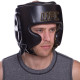 Шолом боксерський у мексиканському стилі шкіряний UFC PRO Prem Lace Up L-XL чорний