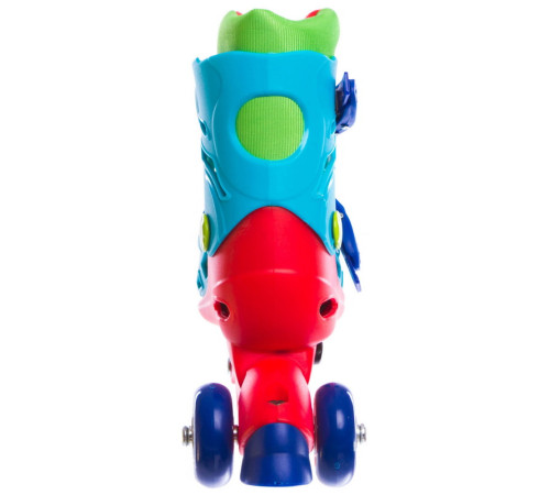 Роликовые коньки раздвижные с возможностью изменения положения колес детские Zelart размер 27-34 цвета в ассортименте