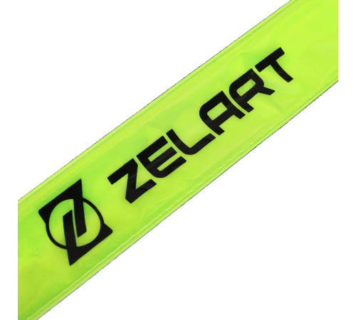 Слеп-браслет світловідбиваючий флікер Zelart 30x3см салатовий