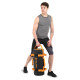 Мешок утяжелитель для функционального тренинга Power Bag Zelart 15кг черный-оранжевый