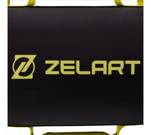 Мешок утяжелитель для функционального тренинга Power Bag Zelart 5кг черный-желтый