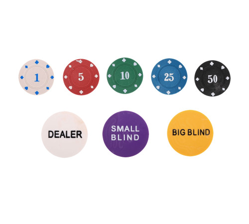 Набір для покеру в металевій коробці Texas Holdem Poker set SP-Sport 200 фішок