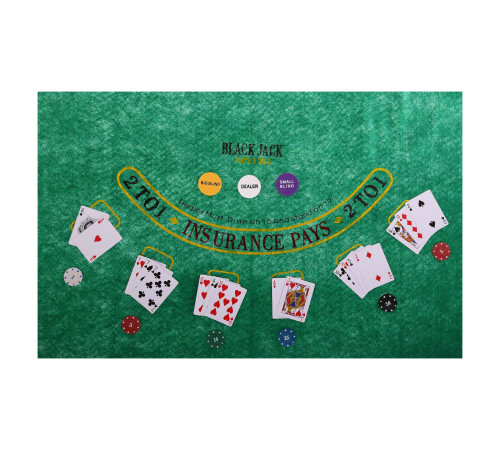 Набір для покеру в металевій коробці Texas Holdem Poker set SP-Sport 200 фішок
