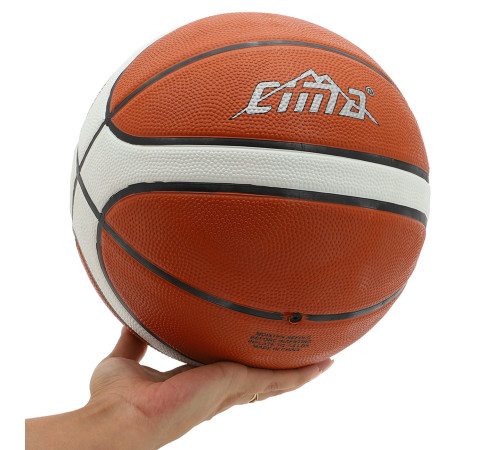 М'яч баскетбольний гумовий CIMA розмір 7 помаранчевий