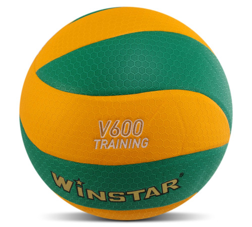 Мяч волейбольный WINSTAR №5 PU желтый-зеленый