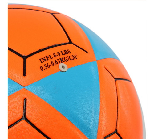 М'яч футбольний WINSTAR №5 PU помаранчевий-чорний