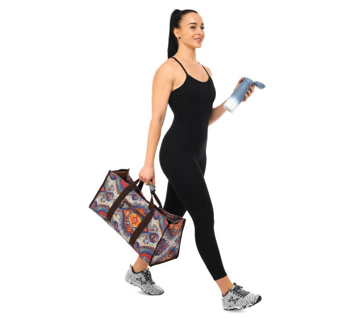 Сумка для йоги SP-Sport DoYourYoga Yoga bag сірий-помаранчевий