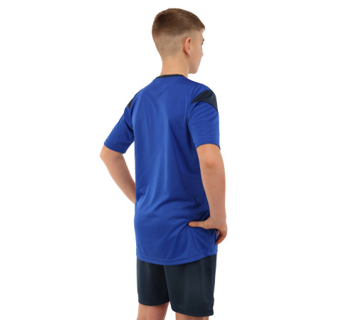 Форма футбольна комплект футболка та шорти Joma PHOENIX 4XS-2XL синій-темно-синій