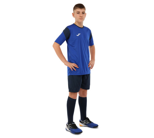 Форма футбольна комплект футболка та шорти Joma PHOENIX 4XS-2XL синій-темно-синій