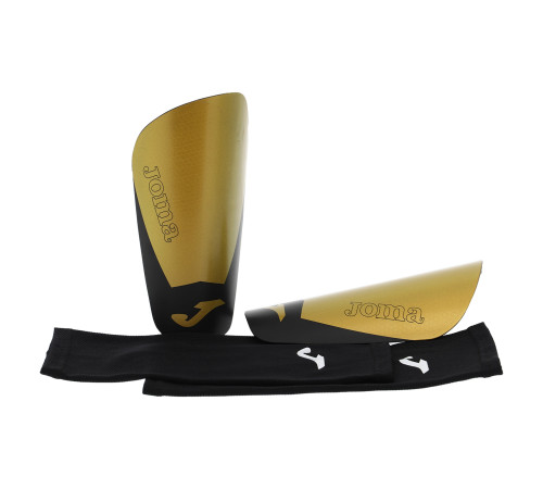 Щитки футбольні із тримачем щитків у комплекті Joma J-PRO ORO M-L золотий-чорний