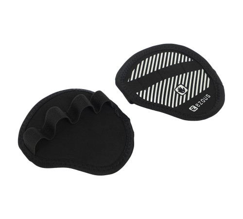 Накладки атлетичні нековзкі Грипад GRIPAD WorkOut ROUND HAND PROTECTION EZOUS чорний