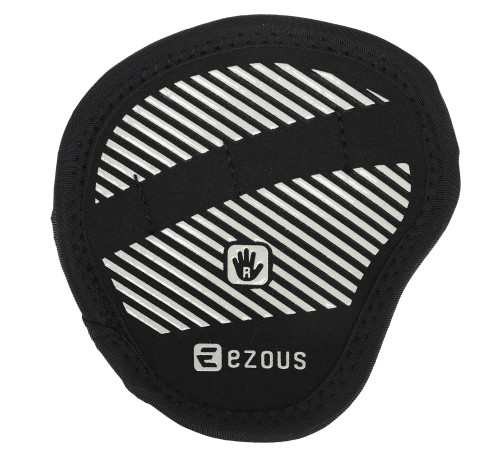 Накладки атлетичні нековзкі Грипад GRIPAD WorkOut ROUND HAND PROTECTION EZOUS чорний