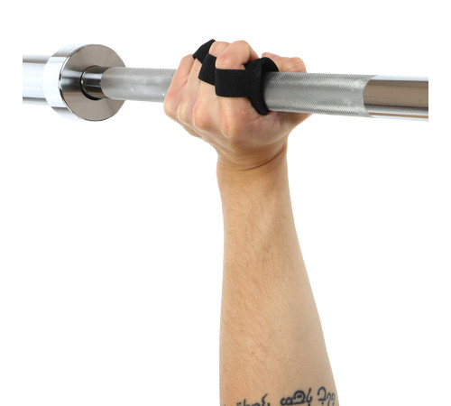 Накладки атлетичні нековзкі Грипад GRIPAD WorkOut ROUND HAND PROTECTION EZOUS чорний