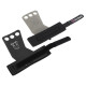 Гімнастичні накладки рукавички для турніка 3 HOLE CARBON HAND GRIPS EZOUS 2шт розмір S-L чорний
