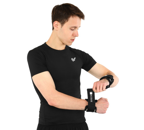 Накладки для подтягивания и тяги ANTI SLIP HAND GRIP EZOUS 2шт черный