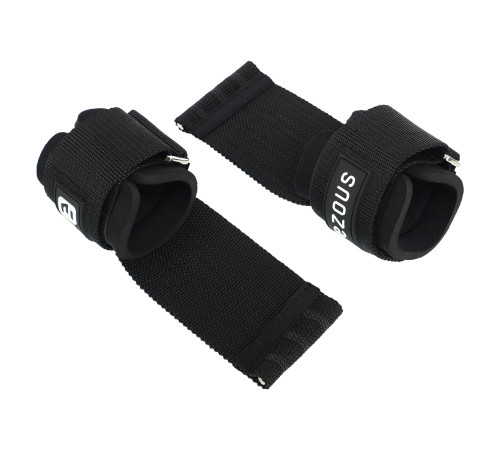 Накладки для подтягивания и тяги ANTI SLIP HAND GRIP EZOUS 2шт черный