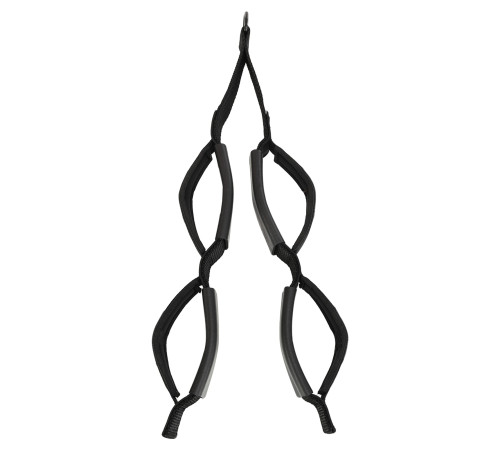 Стропа канат гибкая тяга для трицепса с двойным хватом SOFT TRICEP ROPE EZOUS 65х5см черный