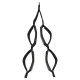 Стропа канат гибкая тяга для трицепса с двойным хватом SOFT TRICEP ROPE EZOUS 65х5см черный