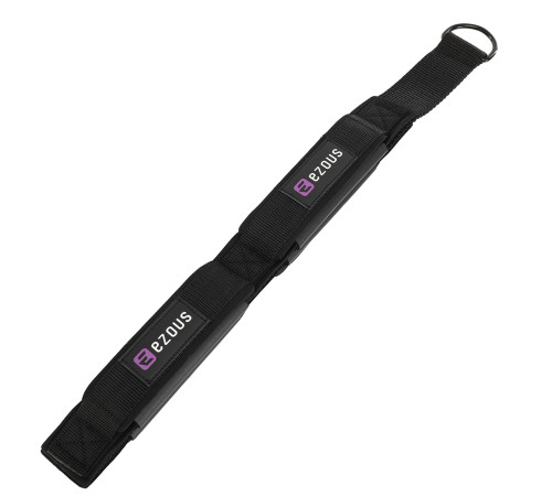 Стропа канат гибкая тяга для трицепса с двойным хватом SOFT TRICEP ROPE EZOUS 65х5см черный