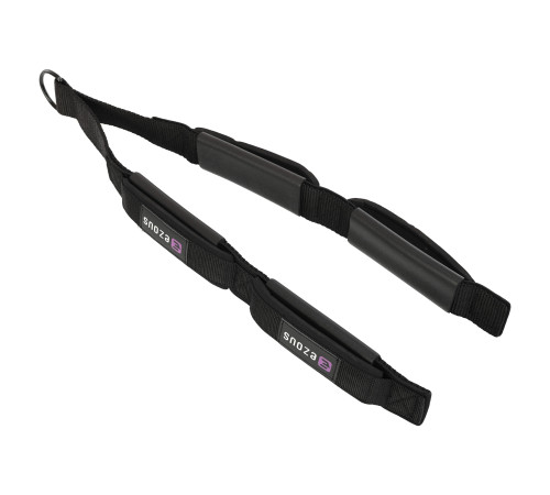 Стропа канат гибкая тяга для трицепса с двойным хватом SOFT TRICEP ROPE EZOUS 65х5см черный