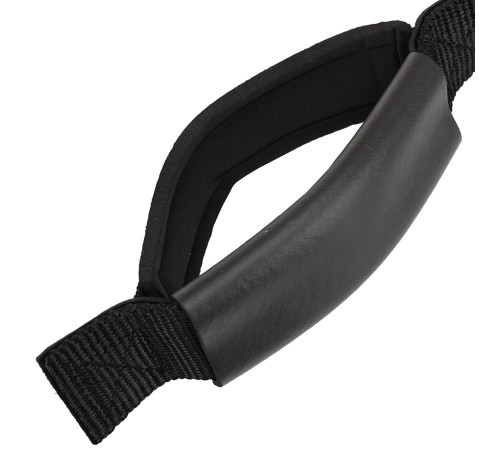 Стропа канат гибкая тяга для трицепса с двойным хватом SOFT TRICEP ROPE EZOUS 65х5см черный