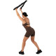 Стропа канат гибкая тяга для трицепса с двойным хватом SOFT TRICEP ROPE EZOUS 65х5см черный