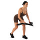 Стропа канат гибкая тяга для трицепса с двойным хватом SOFT TRICEP ROPE EZOUS 65х5см черный