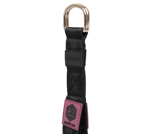 Стропа канат с ручками гибкая тяга для трицепса с двойным хватом SOFT TRICEP ROPE EZOUS 73х5,5см черный