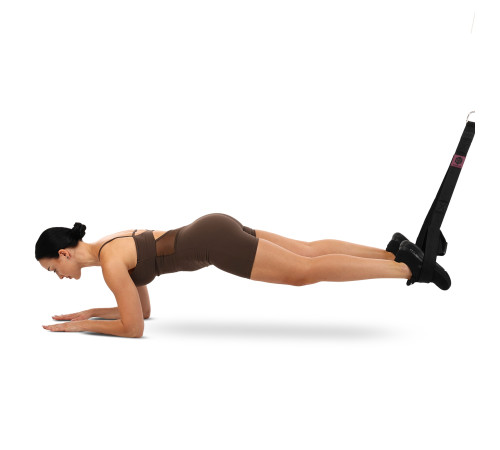 Стропа канат с ручками гибкая тяга для трицепса с двойным хватом SOFT TRICEP ROPE EZOUS 73х5,5см черный