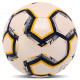 М'яч футбольний SOCCER STAR GOLF GRAIN №5 PU білий-синій-жовтий