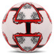 М'яч футбольний гібридна зшивка HYBRID SOCCER STAR №5 PU білий-червоний