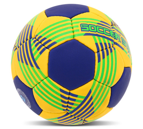 Мяч гандбольный SOCCER STAR размер 2 желтый-синий