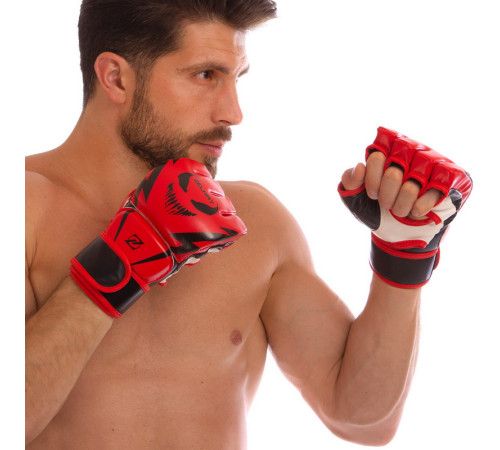 Рукавиці для змішаних єдиноборств MMA Zelart S-XL кольори в асортименті