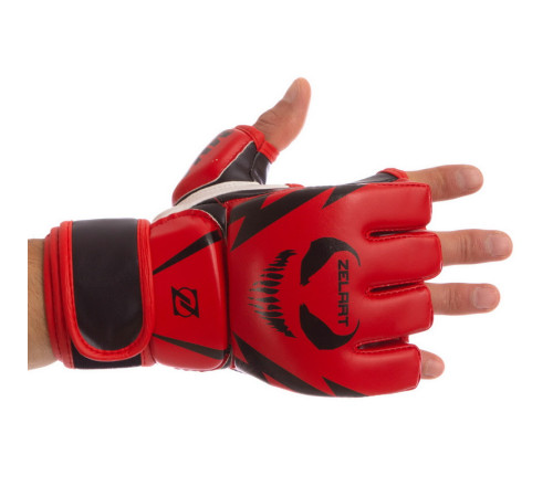 Рукавиці для змішаних єдиноборств MMA Zelart S-XL кольори в асортименті