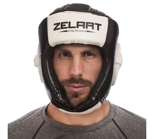Шолом боксерський відкритий PU ZELART M-XL кольори в асортименті
