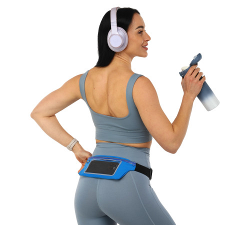 Сумка на пояс спортивна для бігу із сенсорним екраном RUNNING WAISTPACK SP-Sport кольори в асортименті