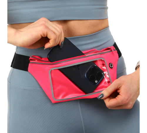 Сумка на пояс спортивна для бігу із сенсорним екраном RUNNING WAISTPACK SP-Sport кольори в асортименті