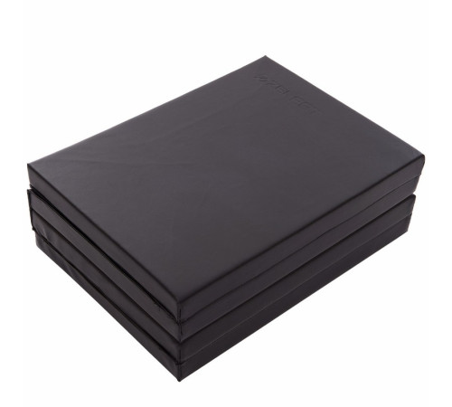 Килимок-мат спортивний складаний для вправ Exercise mat Zelart MAT розмір 180x60x5см чорний