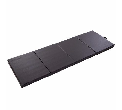 Килимок-мат спортивний складаний для вправ Exercise mat Zelart MAT розмір 180x60x5см чорний