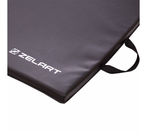 Коврик-мат спортивный складной для упражнений Exercise mat Zelart размер 120х60х2,5см черный