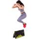 Бар'єр тренувальний м'який регульований універсальний трирівневий (1+2 шт) Zelart чорний-зелений